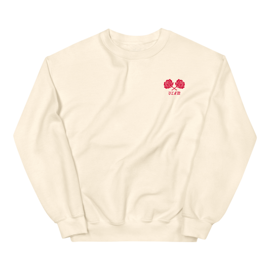 Vote Like A Mother Rose Crewneck Sweatshirt