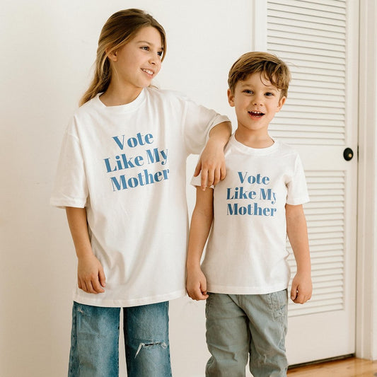 Vote Like My Mother Kids Tee